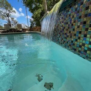 Newly renovated pool