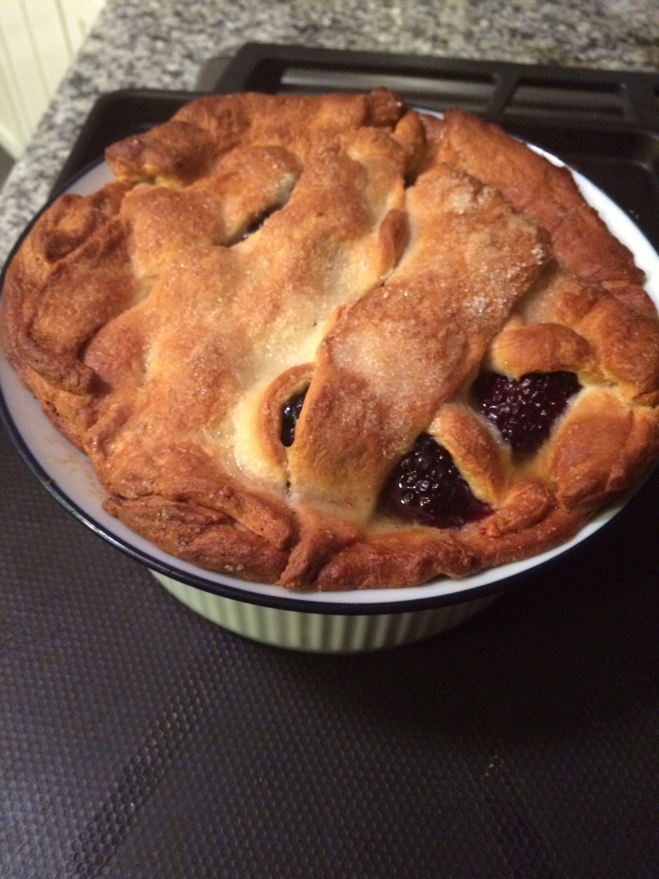 Homemade Blueberry Cobbler