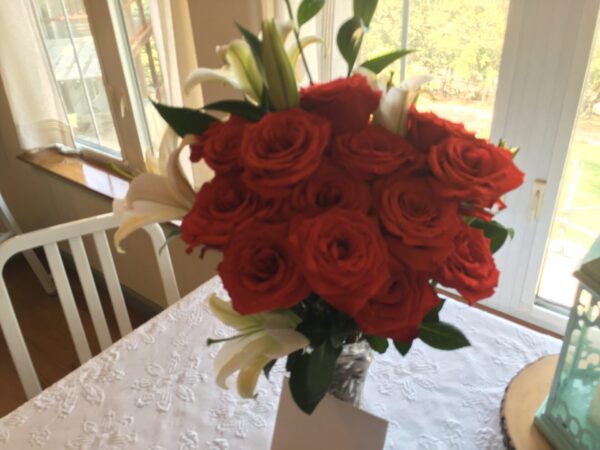 One dozen red Roses