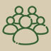icon of 5 people from the shoulders up