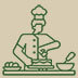 icon of a chef cooking