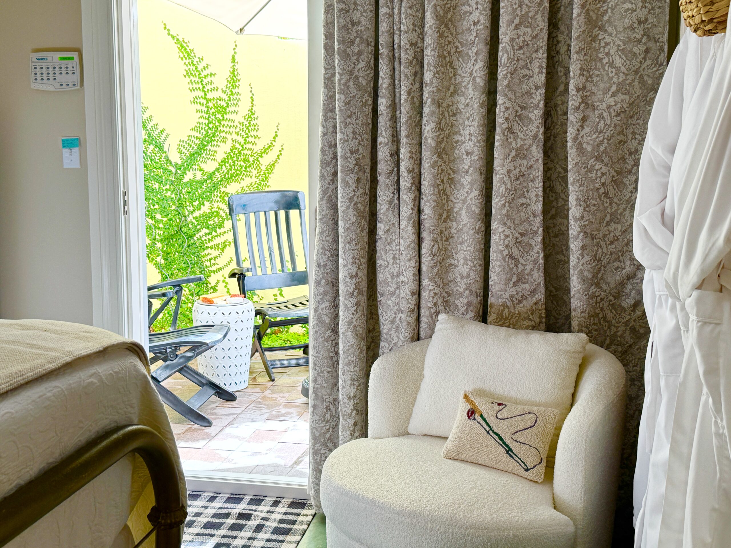 Poolside Suite-Chair-Robes-Courtyard-7-18-2025